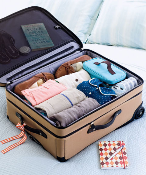 best way to organize suitcase